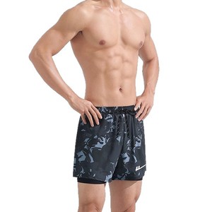 Conjunto de traje de baño deportivo de talla grande <span class=keywords><strong>para</strong></span> hombre, pantalones cortos de playa antivergüenza de secado rápido, Calzoncillos Bóxer, gorro de <span class=keywords><strong>natación</strong></span> estampado - Product Image 2