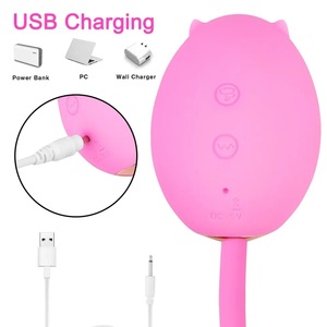 Vibrateur à double stimulation pour les mamelons, 7 vitesses, rechargeable par USB, masseur du point G et du clitoris, silicone écologique, jouet sexuel pour adultes pour femmes - Product Image 6
