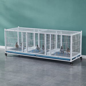Encrypted Multi Tier Pigeon <strong>Cage</strong> Anti Predator Mating Breeding <strong>Cage</strong> With Feeders Trays And Wheels For Pigeon Loft Backyard - Product Image 2