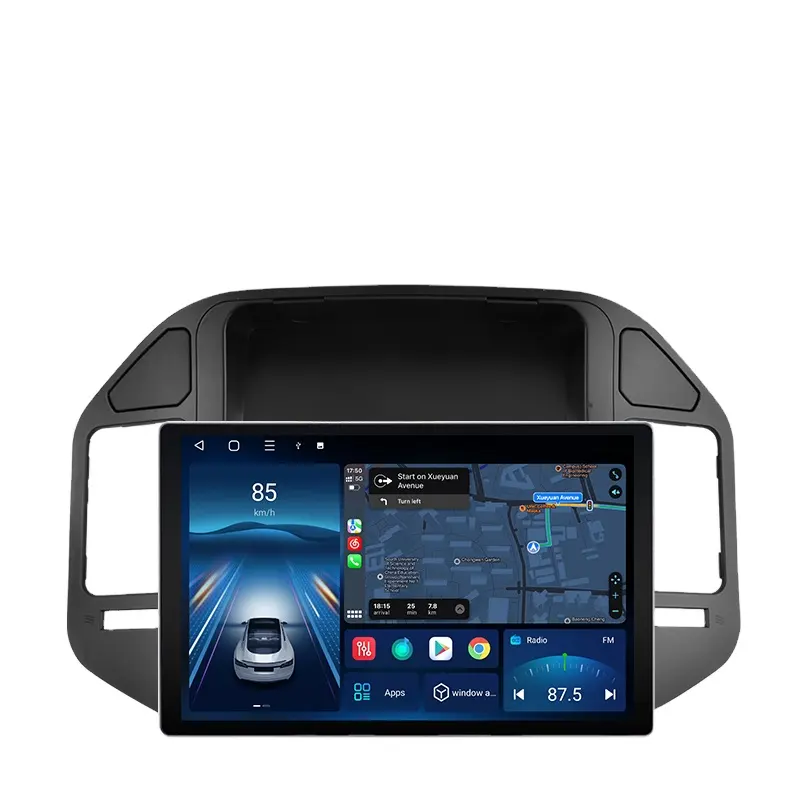 Autoradio Junsun X7 Pro 2K HD écran sans fil CarPlay Auto pour Mitsubishi Pajero V60 V68 V73 1999-2006 Multimédia auto