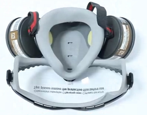 หน้ากากป้องกันแก๊สพิษครึ่งหน้าพร้อมแว่นตา - Product Image 6