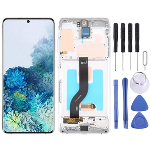 Nueva llegada para <span class=keywords><strong>Samsung</strong></span> <span class=keywords><strong>Galaxy</strong></span> <span class=keywords><strong>S20</strong></span> + 4G/5G/986/6,67 pulgadas OLED LCD pantalla digitalizador montaje completo con marco - Product Image 1