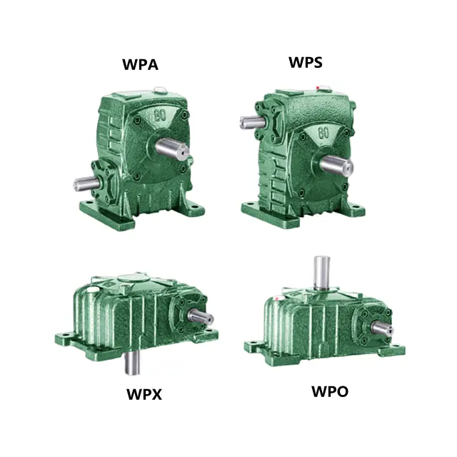 WP Series Worm Gear Nhỏ Ngang Giảm WPO WPX100 Worm Gear Hộp Số