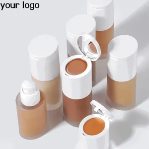 Kustom label pribadi mesin foundation makeup terbaik minyak natural foundation cair kualitas terbaik