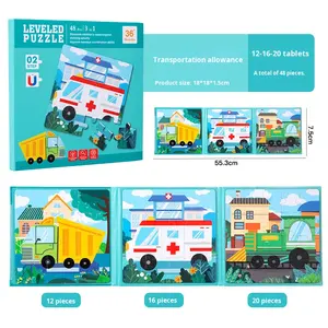 ของเล่นเสริม<span class=keywords><strong>พัฒนาการ</strong></span>เด็ก ชุดตัวต่อแม่เหล็กแบบกระดาษ สำหรับเด็กวัย 0-<span class=keywords><strong>6</strong></span> ปี หนังสือของเล่นเสริมการเรียนรู้ - Product Image 6