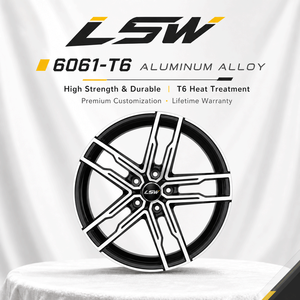 ล้อฟอร์จ LS8147 ขนาด 18 19 20 นิ้ว 5x112 5x120 ET20 ET35 ทรง OEM สีดำขัดเงา สำหรับ Mercedes BMW Audi - Product Image 4