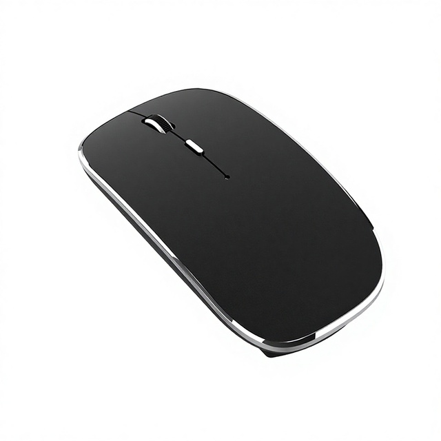 Factory Spot New Type-C Wireless Optical Mouse 24G Dual Receiver Rechargeable Ergonomic Laptop Cross-Border E-Commerce