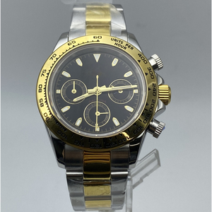 Reloj Deportivo Cronógrafo de Lujo para Hombre con Movimiento VK63, Correa de Acero Inoxidable, Resistente al Agua, Estilo Casual - Product Image 5
