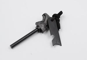 Kit de Supervivencia 13 en 1, Herramienta de Emergencia SOS para Exteriores, Brújula, Pedernal, Metal Negro, para Supervivencia, Viajes, Senderismo, Camping - Product Image 4