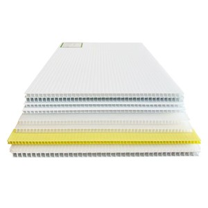 Hoja de cartón corrugado de polipropileno PP blanco de precio competitivo - Product Image 1