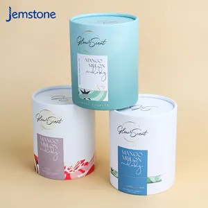 Biologisch abbaubare, individuell bedruckte, leere, runde Zylinder behälter in Lebensmittel qualität Tee-Verpackungs papier Tube Can