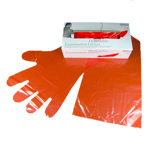 Guantes de plástico largos desechables de fábrica para inseminación veterinaria - Product Image 1