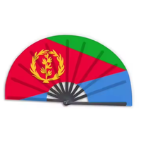 Parapluie d'Érythrée en gros, personnalisable, pour événements sportifs, décorations de célébration, accessoires de supporter sur le thème du drapeau national