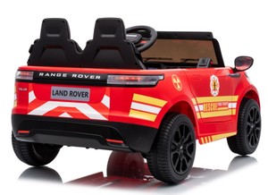 Voiture électrique pour enfants 24V à deux places sous licence Range Rover Velar Police, télécommande 2.4G, sirène et lumières de police - Product Image 5