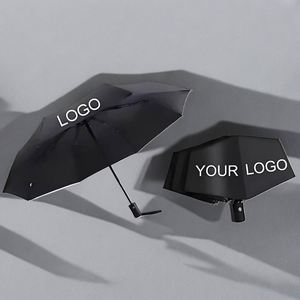 Promotion Business Gifts Custom Logo Printed Automatic Customizable <b>Umbrellas</b> Anti Uv <b>Umbrella</b> - Product Image 1