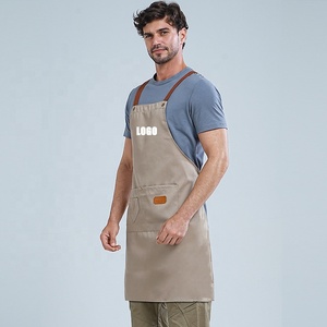 Tabliers personnalisés avec logo pour la vente en gros – Tabliers <span class=keywords><strong>de</strong></span> chef, pour femmes et hommes, avec poche, pour le nettoyage, la coupe <span class=keywords><strong>de</strong></span> cheveux, le <span class=keywords><strong>salon</strong></span> <span class=keywords><strong>de</strong></span> coiffure, la barbierie, les tenues <span class=keywords><strong>de</strong></span> travail, les uniformes, le jardinage - Product Image 5