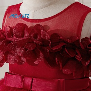 Elegante Vestido <span class=keywords><strong>de</strong></span> Princesa para <span class=keywords><strong>Niñas</strong></span>, Traje Formal <span class=keywords><strong>de</strong></span> Boda, Vestido <span class=keywords><strong>de</strong></span> Verano con Hermosa Decoración Floral, Vestido <span class=keywords><strong>de</strong></span> Fiesta Infantil - Product Image 4