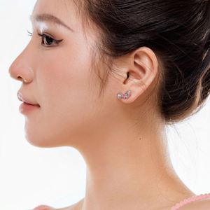 Pendientes de Plata de Ley 925 con Baño de Rodio, Diseño de Gota de Agua, con Circonita Cúbica 5A, para Mujer, Joyería Elegante, Marca Dylam - Product Image 5