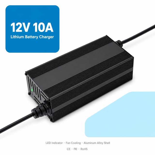 Durable LiFePO4 Battery Charger 12V 14.6V 12.6V 16.8V10A for Electric Scooter  Self Balancing Scooter