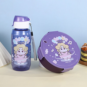 แอฟริกาขายร้อนพลาสติก Bento กล่องอาหารกลางวันเด็กพร้อมขวดน้ํากล่องอาหารกลางวันโรงเรียนและขวดน้ํา<span class=keywords><strong>เด็ก</strong></span>กล่องอาหารกลางวัน + ช้อนส้อม - Product Image 2