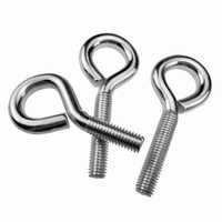 Vis de machine à oeillet en acier inoxydable 304 personnalisées Anneau de levage à crochet M3M4M5M6M8M10 Catégorie de produit Boulons