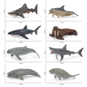 Grosir mainan figur hewan laut simulasi padat PVC mainan hewan laut Model manusia hidup laut mainan hewan plastik - Product Image 4