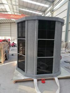 Assembled Traditional American Black Granite 72 niches columbarium with 1 Year Warranty for Cemetery - Product Image 1