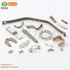 Custom OEM precisione timbratura servizio rame ottone acciaio inossidabile alluminio timbrato piccole parti metalliche