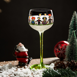 Estilo Alsaciano Little Man Cup Vinho Tinto Copo Alto Aparência Nível Ins Estilo Nórdico Bonito Criativo Boneca Copo - Product Image 2