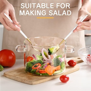 Nồi Thủy Tinh Nấu Ăn Stovetop Nồi Thủy Tinh Bếp Cảm Ứng Nồi Nấu Bằng Thủy Tinh Borosilicate Có Sẵn Bán Buôn - Product Image 5