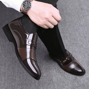 Nuevos Mocasines de Cuero para Hombre, Estilo Casual de Negocios y Moda - Product Image 1