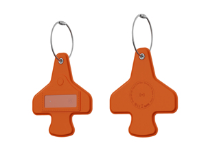 Etiqueta de Equipaje Rastreable con Forma de Avión, de Cuero PU, Compatible con Apple Find My - Product Image 2