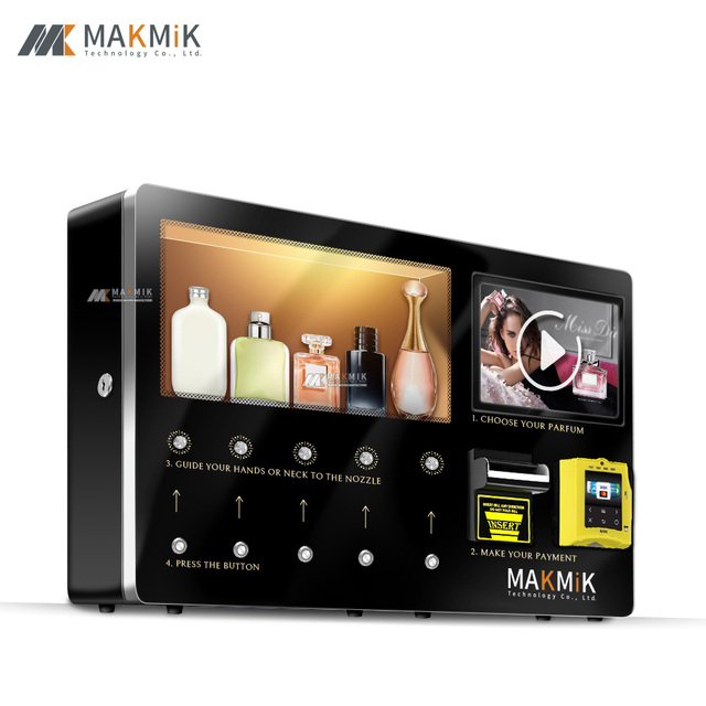 High-performance Vending Machine for Tourist Shops with Quick Delivery and Factory Pricing Ultra-thin Perfume Vending Machine