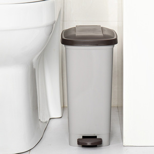 Foot Operated Recycling Bins 10L 20L 30L Dry Wet Waste Separation Indoor Kitchen Bathroom Trash Can With Lid - Product Image 3