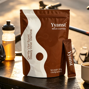 Café de Maca Natural, Fórmula Suave para un Impulso de Energía, 200g (20g*10 Sobres), Bebida Herbal para el Bienestar, Marca Privada OEM - Product Image 4