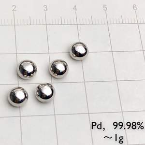 Драгоценные металлы и металл на заказ, 1 г, гранулы рутения, родия, палладий, серебро, осмиум, иридий, платина, золото, риний - Product Image 6