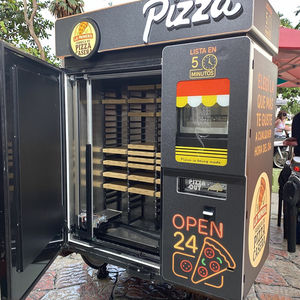 Machine à Pizza Automatique Personnalisée avec Autocollant Publicitaire, Paiement par Carte et Code QR pour Intérieur et Extérieur - Product Image 1