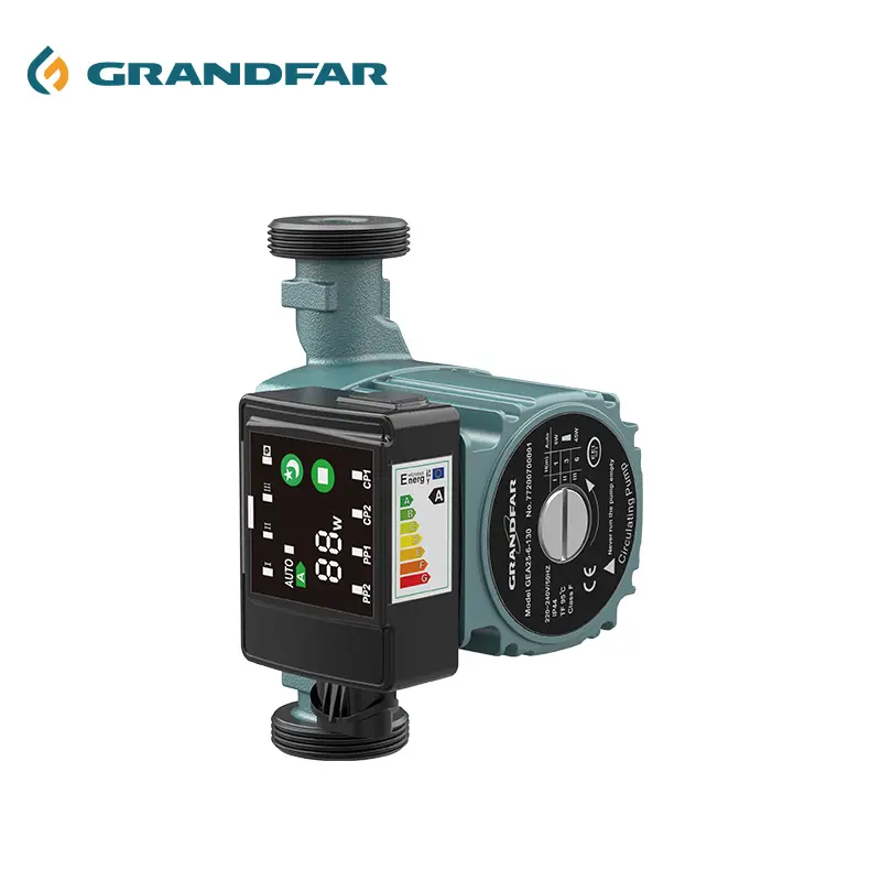 GRANDFAR OEM/ODM Caldeira Circulador Quente Automático Inteligente Casa Bomba De Água Quente Central Blindado Bomba De Circulação