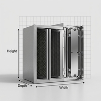 Hotte aspirante murale électrique JINGPING à recirculation d'air, en acier inoxydable, à faible bruit, économe en énergie, avec 98 % de purification