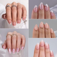 Fournisseur de faux ongles à presser sous marque privée – Ongles artificiels de haute qualité en gros, French Manucure, Gels souples de luxe à presser