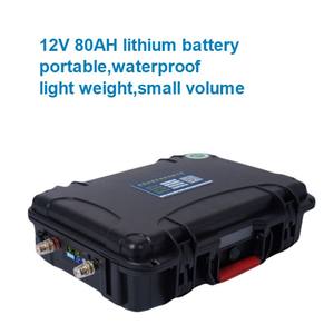 Paket Baterai Lithium Ion Li-ion Portabel 12v 80ah Isi Ulang yang Laris Manis - Product Image 1