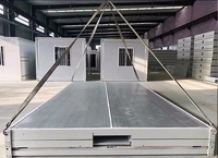 Installation rapide, maison conteneur pliable de 20 pieds ou 40 pieds avec une bonne isolation