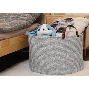 Panier de rangement en corde de coton nordique, nouvelle tendance OEM ODM, pour jouets, oreillers, chaussures, serviettes - Product Image 3