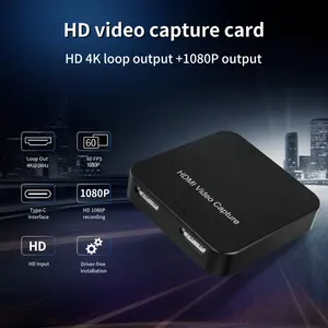ACASIS पेशेवर टीवी लाइव स्ट्रीम उपकरण HD 4K @ 30Hz 60fps hd वीडियो पर कब्जा कार्ड