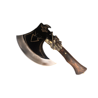 Kunden spezifische manuelle Stahl jagd und Schmieden Camping Axt Outdoor Knochens ch neiden Küchenmesser Chinesische Fabrik Kriegs axt