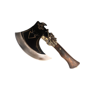 Hache de chasse et de camping manuelle en acier personnalisée, couteau de cuisine de coupe d'os en plein air, hache de <span class=keywords><strong>guerre</strong></span> d'usine chinoise - Product Image 6