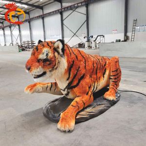 Modèles d'animaux tigrés animatroniques grandeur nature pour l'intérieur et l'extérieur - Product Image 5