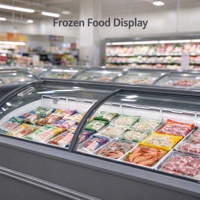 Congélateur et Réfrigérateur Électrique Commercial Compact à Double Porte en Verre à Refroidissement Direct pour Cuisine - Équipement de Réfrigération
