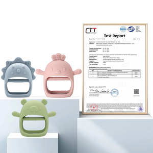 Nuevo Mordedor Sensorial Montessori para Bebés, Guante de Silicona sin BPA con Forma de Animal, Juguete Mordedor de Mano para Aliviar la Dentición - Product Image 3