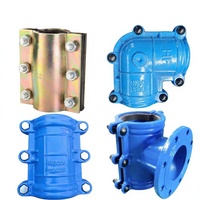 Dispositif de réparation rapide pour tuyauterie en fonte ductile, collier de serrage anti-fuite, raccords de réparation pour tuyaux PE PVC